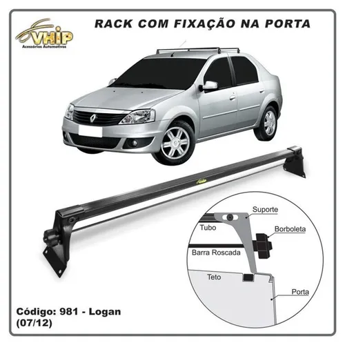Rack Teto Logan 07/12
