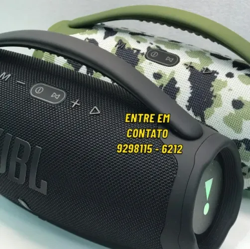JBL Boombox 3 38cm Bluetooth Pen Drive - Entregamos 9h ás 23h