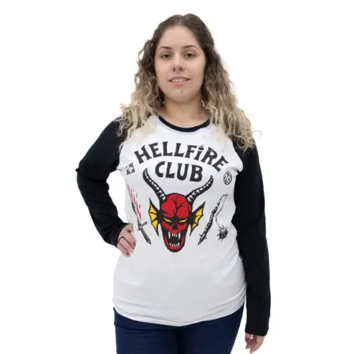 Camiseta Hellfire Club Strangers Things original Piticas