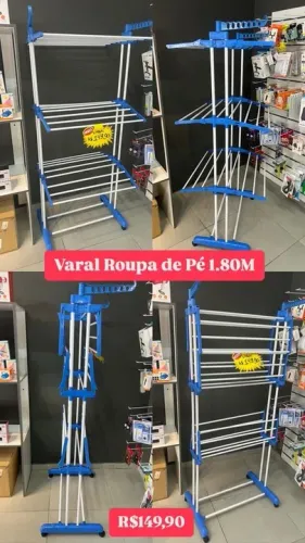 Varal 1.8mts 3 andares !!!!