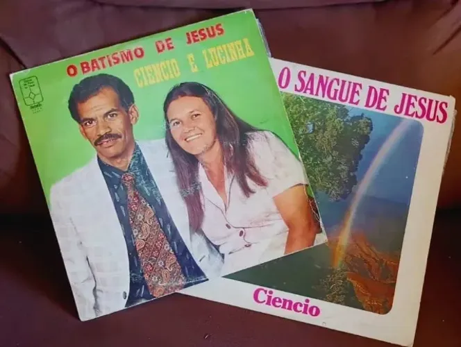 Lote 02 Lps Discos De Vinil Gospel Evangélico Ciencio - Raro