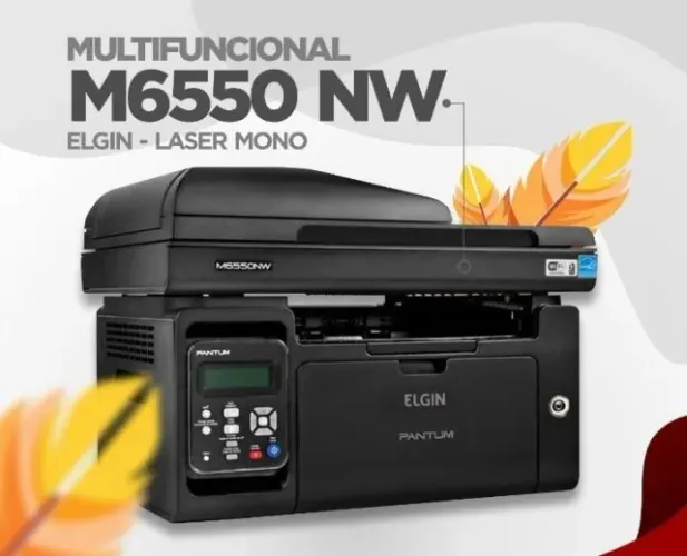 impressora laser multifuncional Pantum 6550nw zero