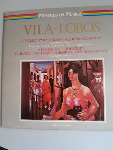 Disco de Vinil Vila-Lobos - Concerto para Violão e Pequena Orquestra