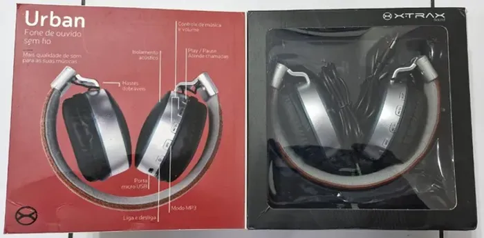 Fone bluetooth Urban, Xtrax, 801166, Caramelo