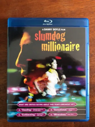 Blu-Ray Quem Quer Ser um Milionário Importado. Sem legendas em Português