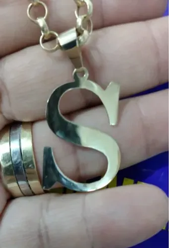 Pingente Ouro 18 Kilates 3 Gramas 30 mm Maciço 