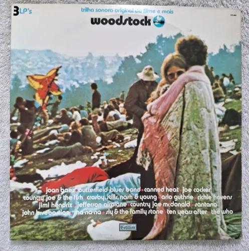 Trilha Sonora Original do Filme Woodstock - 3 LPs