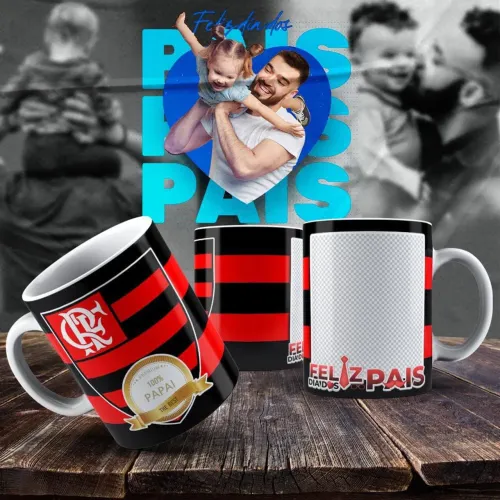 Caneca Dia dos Pais torcedor 