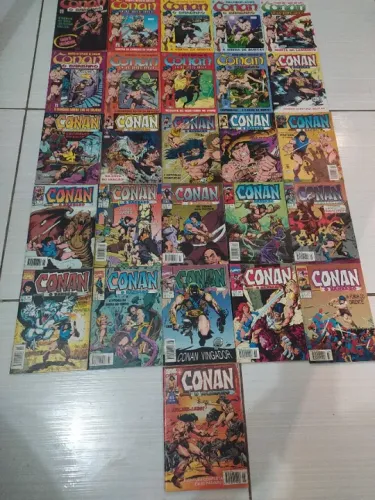 CONAN O BARBARO - 26 EXEMPLARES