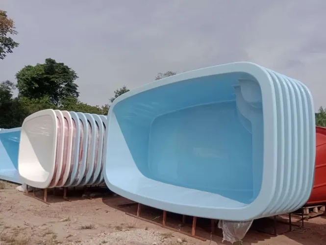 Piscinas de fibra