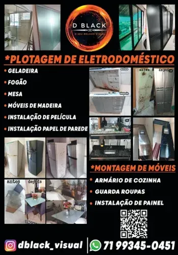 Envelopamento de freezer e geladeira 