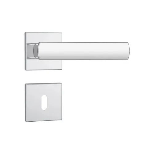 Fechadura 813/35 Roseta Quadrada 1 Interna Inox Escovado
