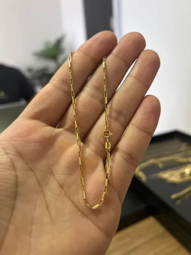 Pulseira maciça ouro 18k