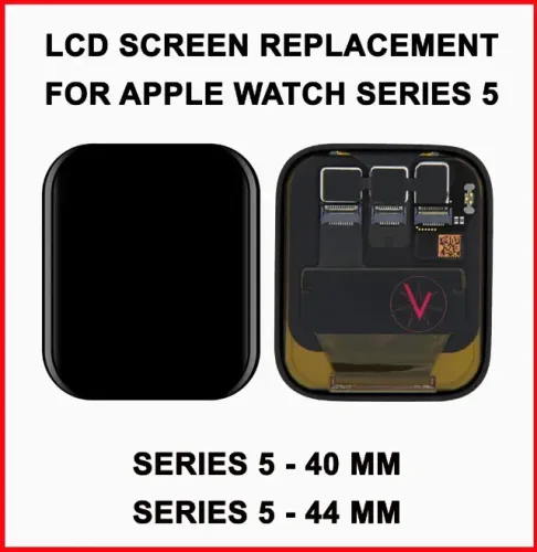 tela apple watch s5 44mm lcd original retirado Garantia