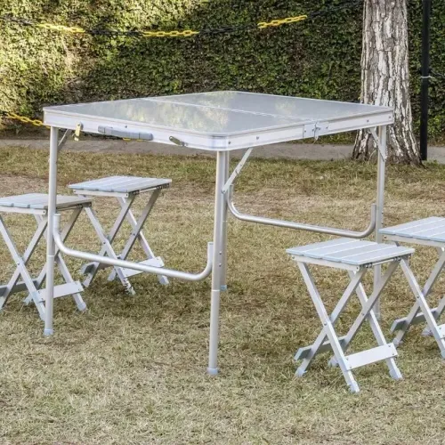 Conjunto de Mesa e Banquetas Dobraveis Nautika