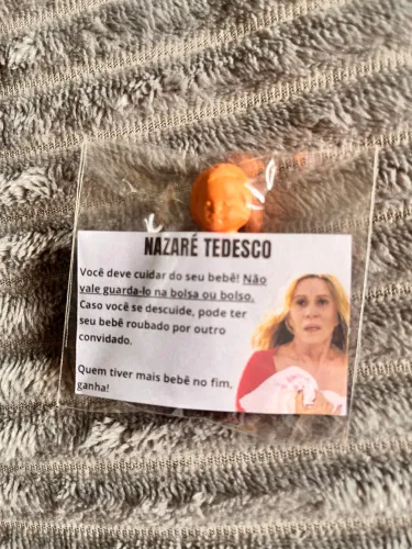 Bonequinhos para brincadeira de chá de bebê Nazaré Tedesco