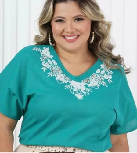 Blusa - plus size 