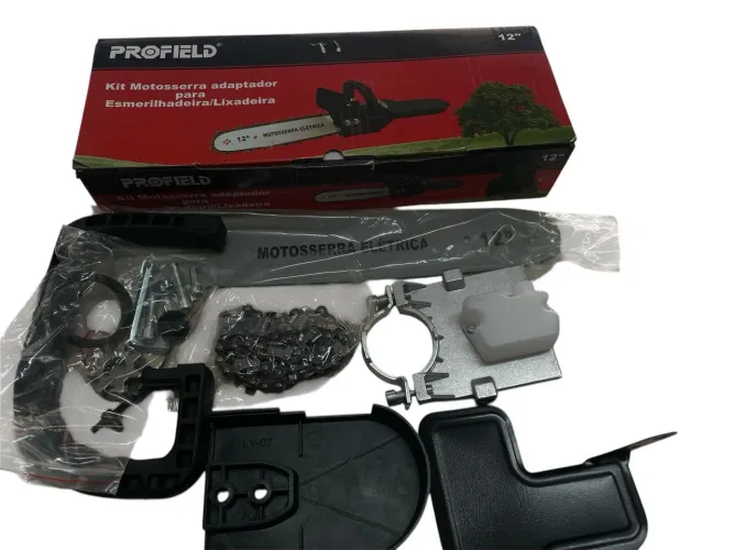 Kit Motosserra elétrica adaptador para Esmerilhadeira/lixadeira 