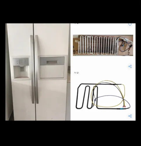 Evaporadora com resistência geladeira Sh70x SH70B SH72x ss72x SH72B Electrolux