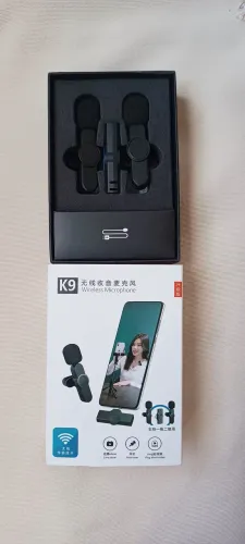 Microfone de Lapela Duplo USB C