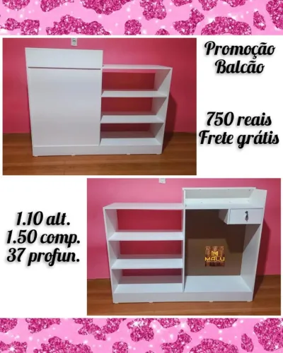 Balcão para Loja - 1,10m de altura - Promoção!