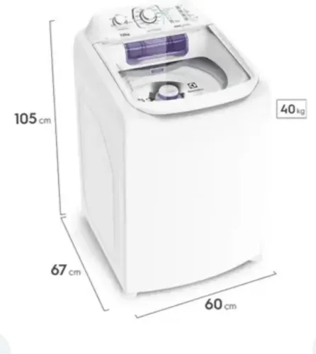 Lavadora de roupas (Usada) Electrolux 12kg
