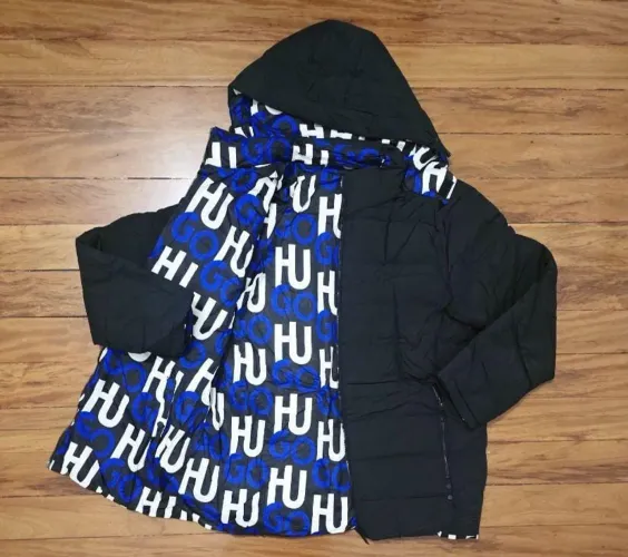 Casaco Bobojaco Duplaface Premium Reversível Preto com Detalhes