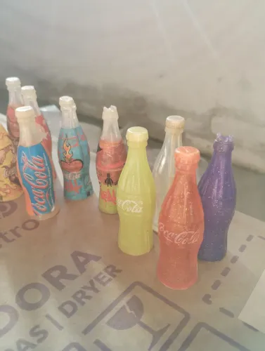 Mini Garrafinhas Coca-Cola Colecionáveis