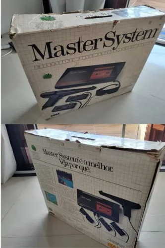 Console Master System 1 na caixa