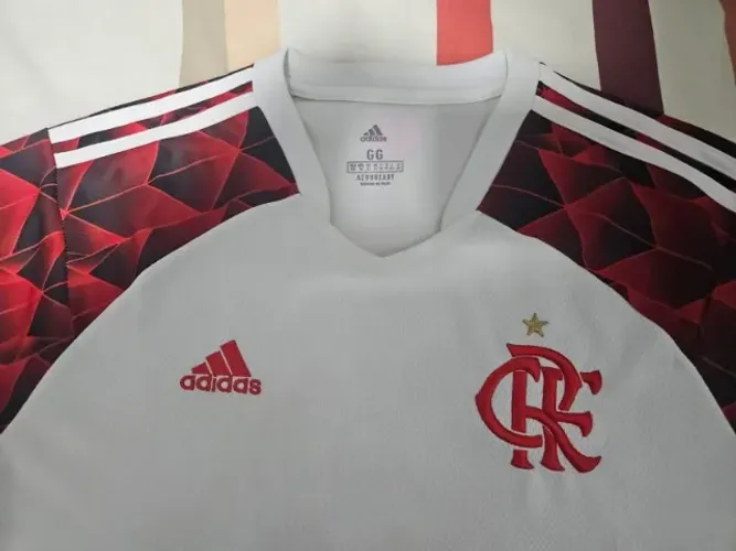 Camisa do Flamengo 2021 Branca Tamanho GG