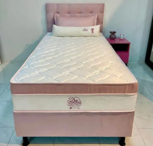 Cama Box Solteiro Iso Ley colchoes