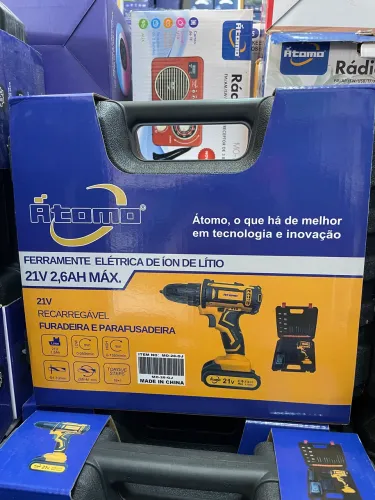 Furadeira recarregável
