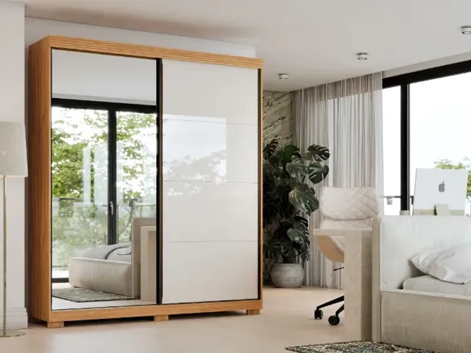GUARDA ROUPA SIERRA 2P 100%MDF R$1799,90 Á VISTA PAGA SOMENTE NA ENTREGA EM ATÉ 12x