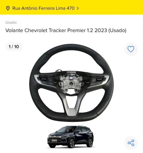 Volante Chevrolet Tracker Premier 2023 