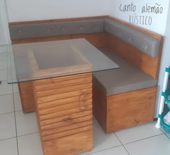 Sofá de Canto Rústico
