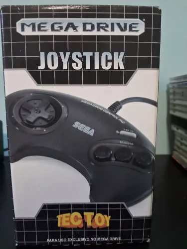 Somente a caixa do controke Joystick Mega Drive Tec Toy Original