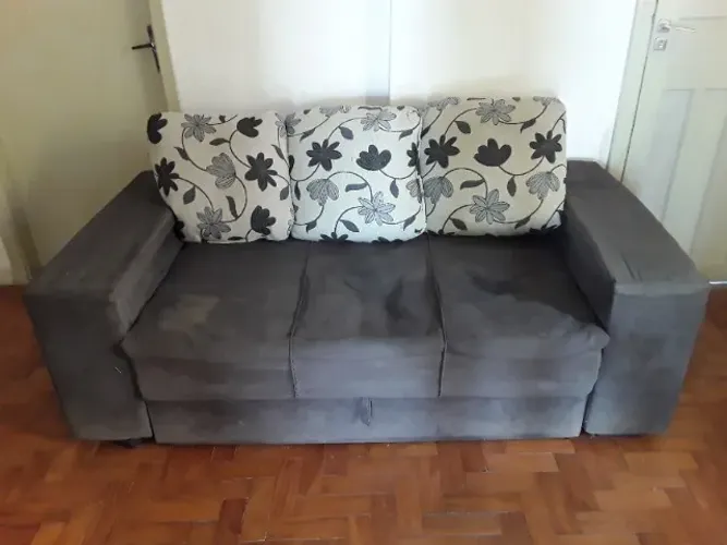 Sofá retrátil 3 lugares para reforma