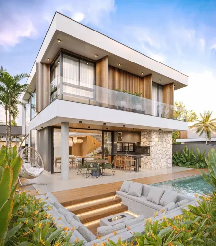 PARQUE TAUÁ/ARAGUARI - R$ 1.890,000 - Casa em condomínio à Venda, 4 Suites, 243 m², 4 vaga