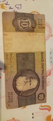 Duas Cédula de 10 Cruzeiros - Banco Central do Brasil