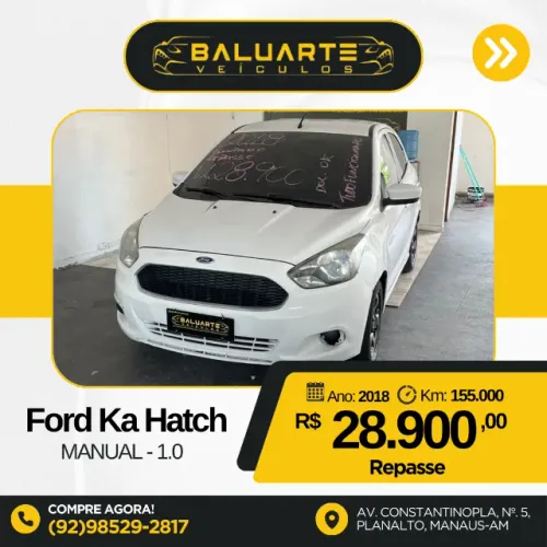 Ford KA 1.0 Se/se Plus Tivct Flex 5P 2018