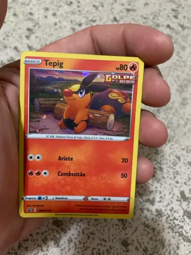 Carta Pokémon Tepig - Golpe Decisivo