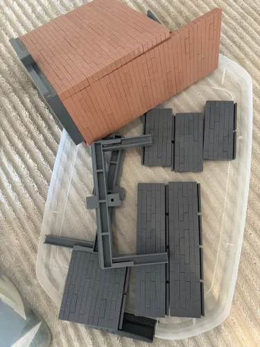 Brick Wall Bandai Lote (cinza e marrom) effect sh figuarts