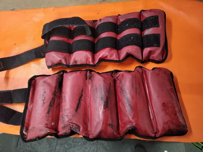 Pesos com velcro,8kg