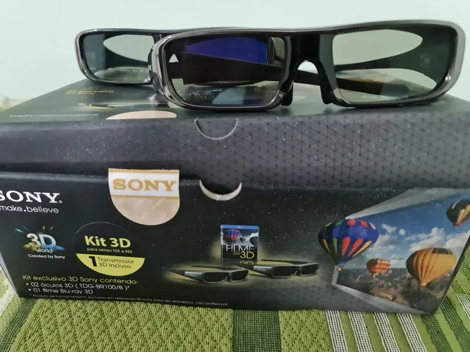 Kit 3D Sony para Tv com 2 óculos