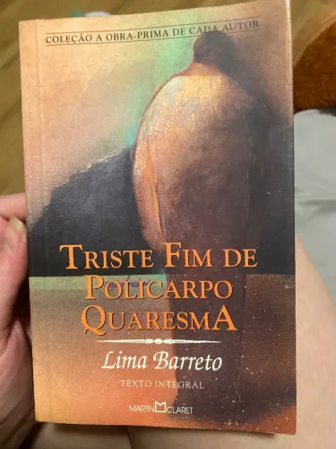 Livro Triste fim de Policarpo Quaresma - Lima Barreto