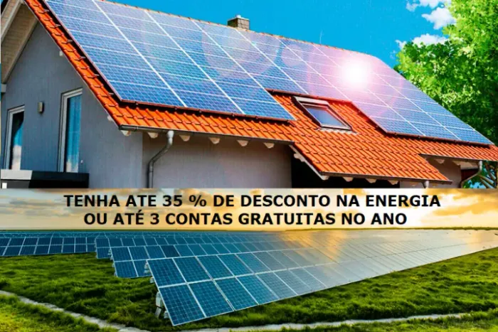 ate 100 % de Enegia Solar Injetada - Sem Instalação Sem Obras e ate 5.200 kw / mes 