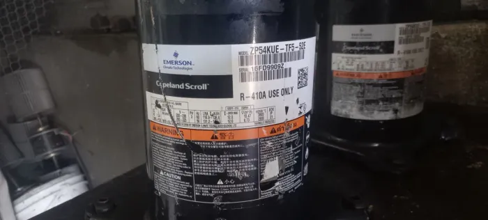 Compressor ar condicionado zp54kue -tf5-52e r410a 220v trifásico usado