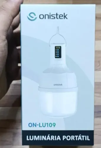 Luminária Portátil Onistek ON-LU109 18W Alça Gancho e Carregamento USB Type-C