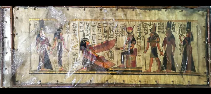 Papiro autêntico Tribunal de Osiris/Isis