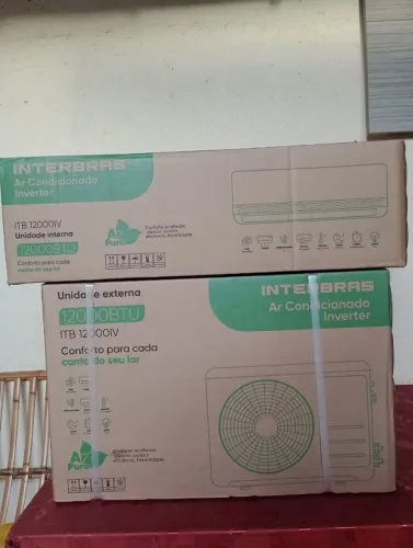Ar condicionado 12 mil BTUs Inverter Novo *Já Instalado*